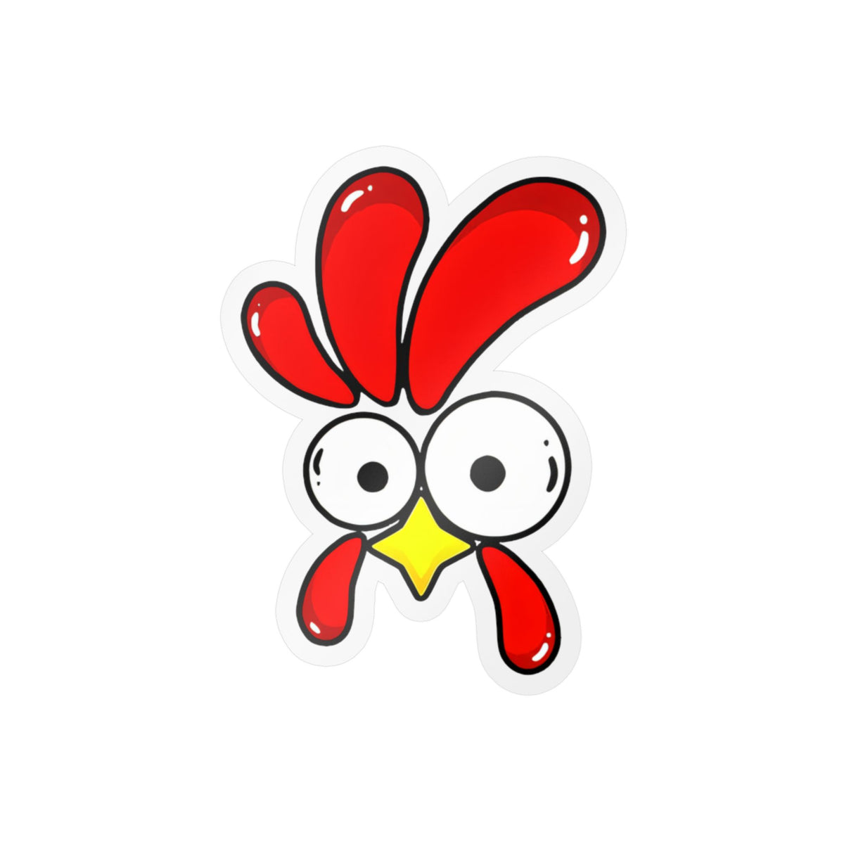 Chicken Shine Vinyl Sticker — Chicken Shine Kiss-Cut Decal for Laptops, Bottles & Windows
