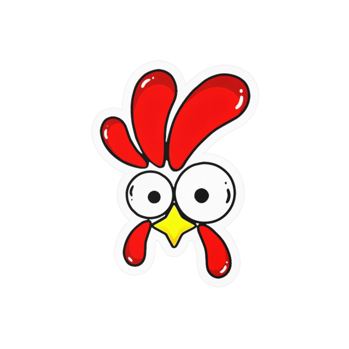 Chicken Shine Vinyl Sticker — Chicken Shine Kiss-Cut Decal for Laptops, Bottles & Windows
