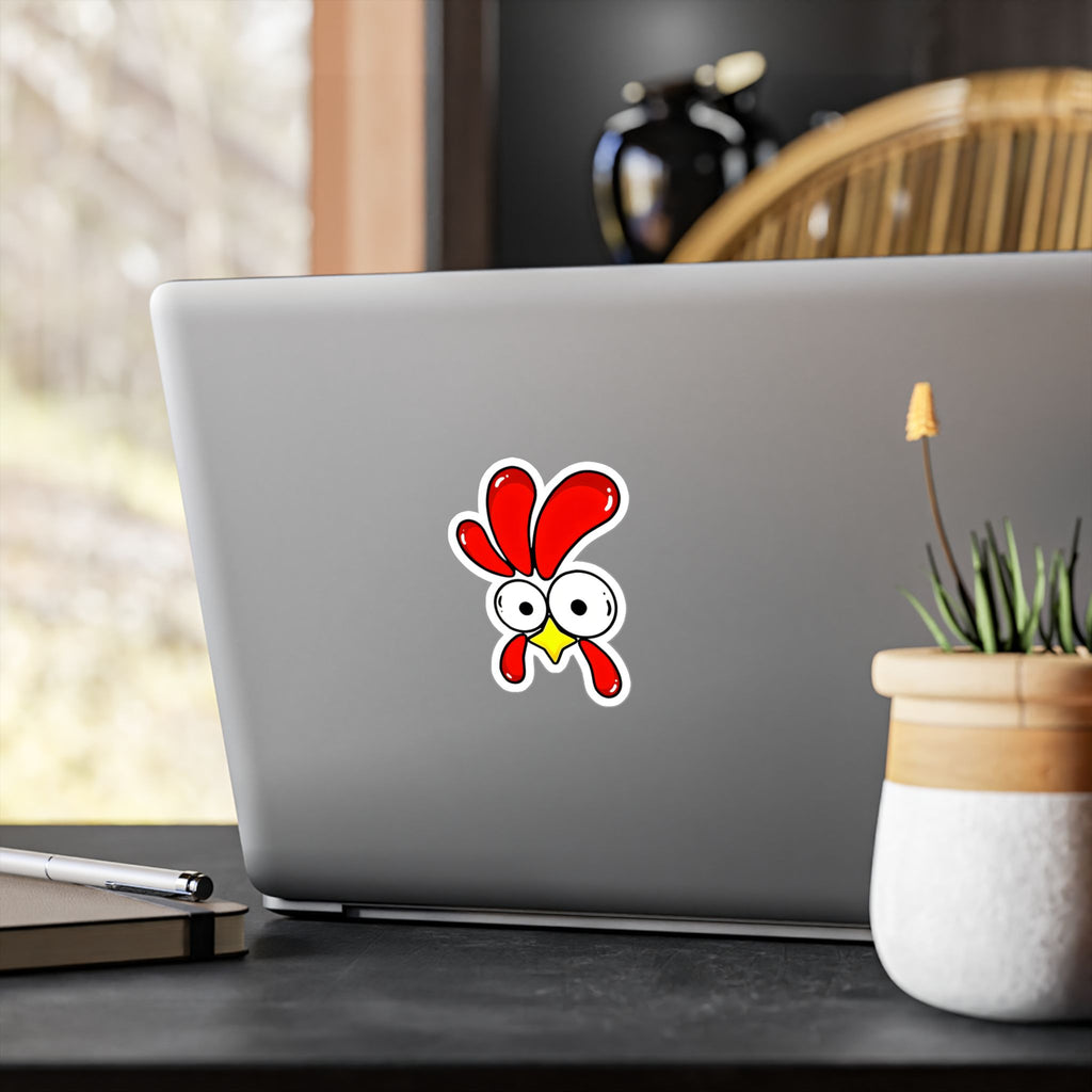 Chicken Shine Vinyl Sticker — Chicken Shine Kiss-Cut Decal for Laptops, Bottles & Windows