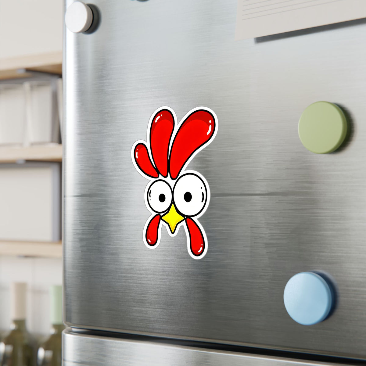 Chicken Shine Vinyl Sticker — Chicken Shine Kiss-Cut Decal for Laptops, Bottles & Windows