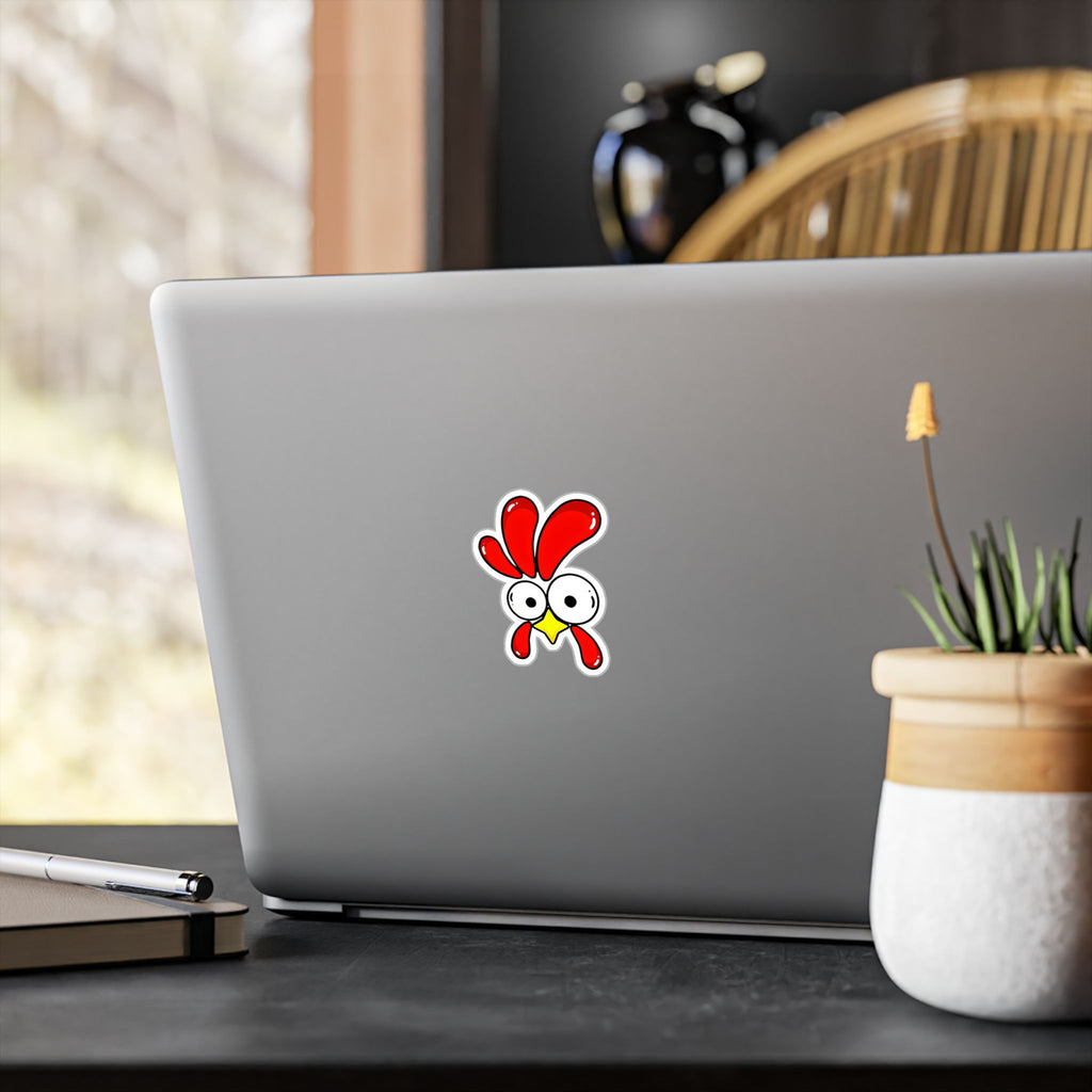 Chicken Shine Vinyl Sticker — Chicken Shine Kiss-Cut Decal for Laptops, Bottles & Windows