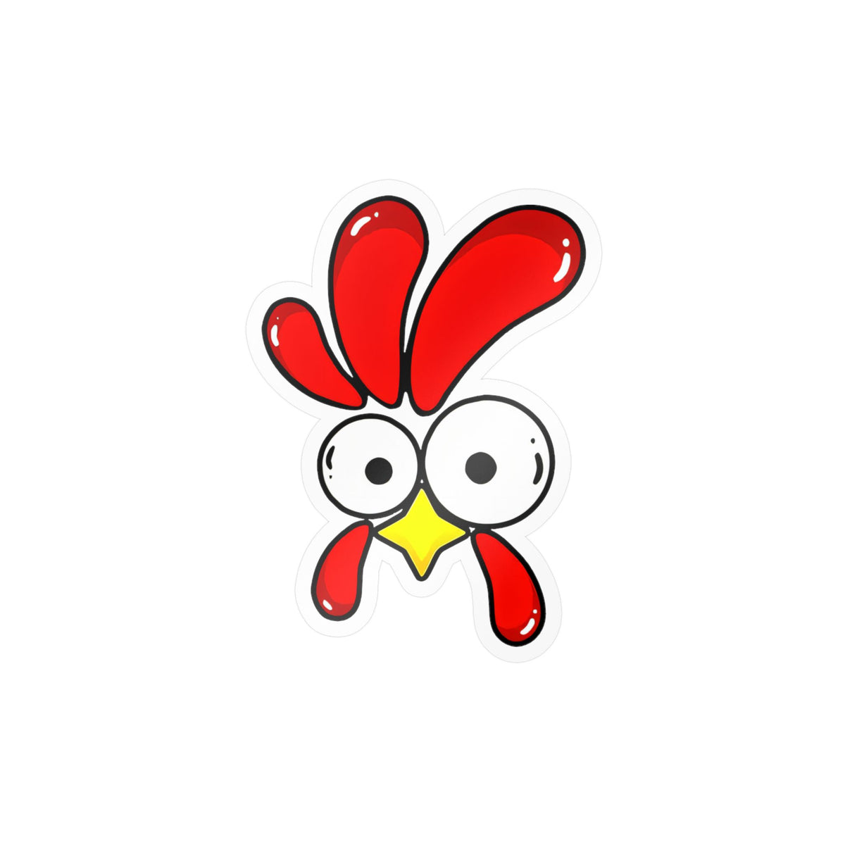 Chicken Shine Vinyl Sticker — Chicken Shine Kiss-Cut Decal for Laptops, Bottles & Windows