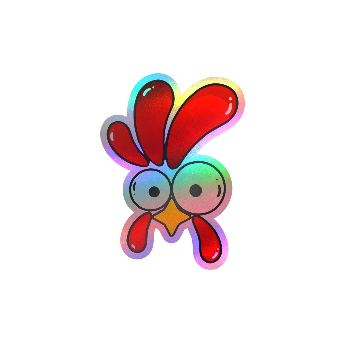 Chicken Shine Vinyl Sticker — Chicken Shine Kiss-Cut Decal for Laptops, Bottles & Windows