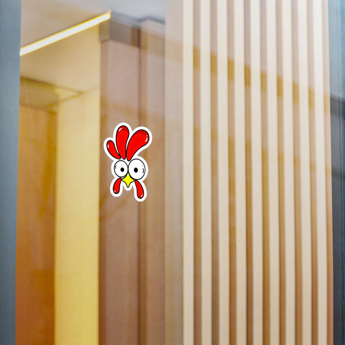 Chicken Shine Vinyl Sticker — Chicken Shine Kiss-Cut Decal for Laptops, Bottles & Windows
