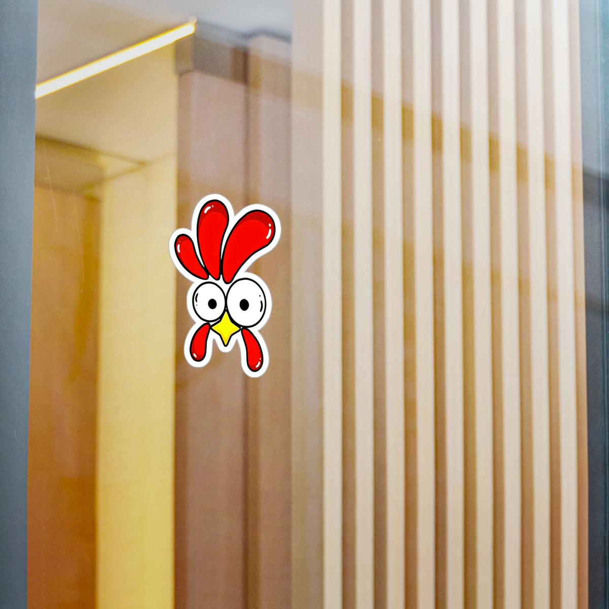 Chicken Shine Vinyl Sticker — Chicken Shine Kiss-Cut Decal for Laptops, Bottles & Windows