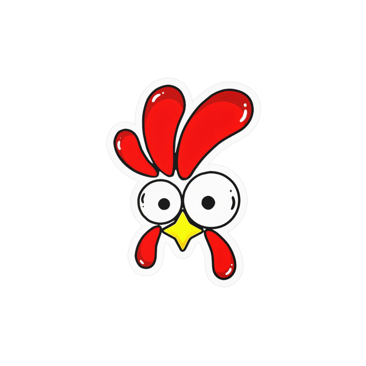 Chicken Shine Vinyl Sticker — Chicken Shine Kiss-Cut Decal for Laptops, Bottles & Windows