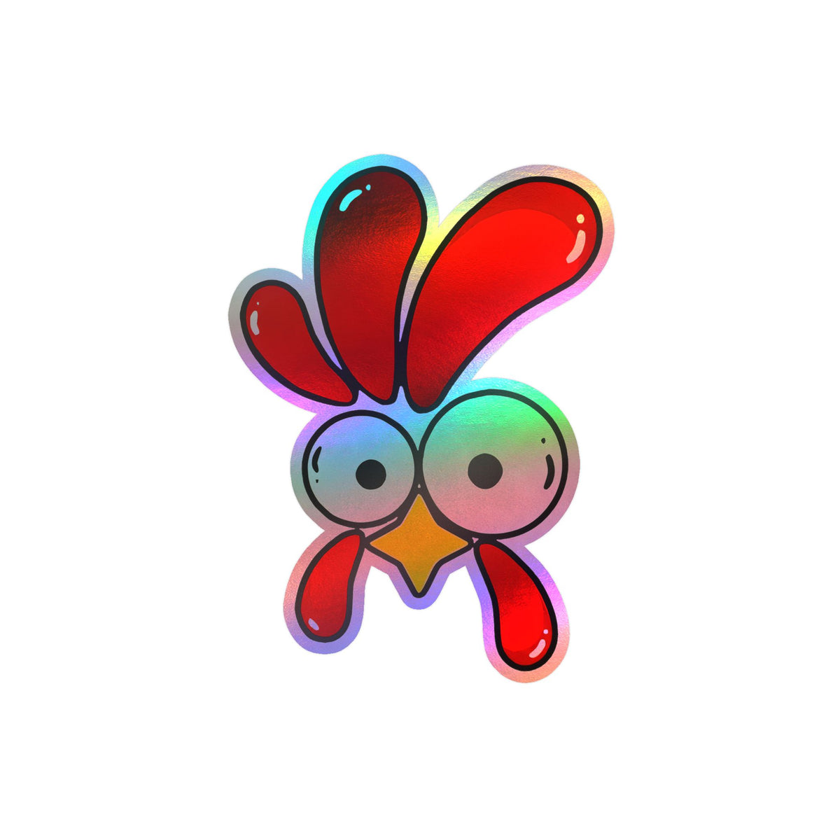 Chicken Shine Vinyl Sticker — Chicken Shine Kiss-Cut Decal for Laptops, Bottles & Windows